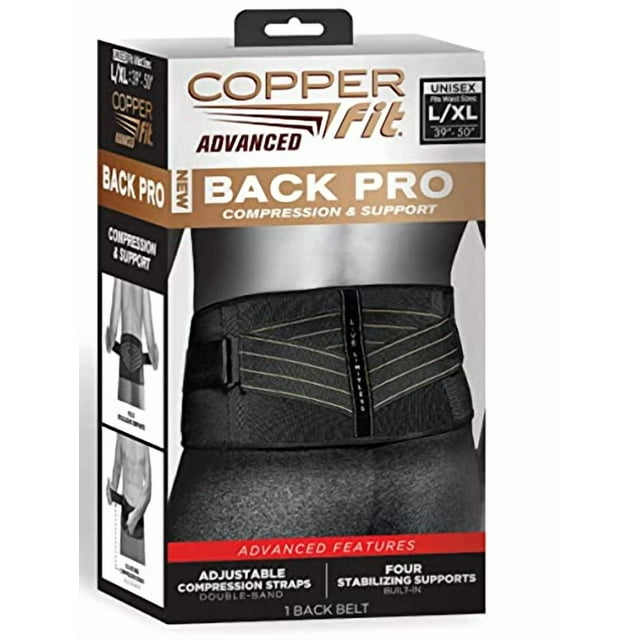 Soporte de espalda Copper Fit, talla 39-50 pulgadas