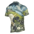 thumbnail image 2 of joogoo Cows Wild Daisy Men's Cycling Jerseys Mountain Bike Short Sleeve Tops L, 2 of 7