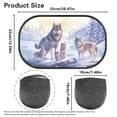 thumbnail image 6 of KUIFORTI Wolf Car Window Shades for Baby Boy, Kids Car Accessories Interior Decor Cling Car Window Covers for Privacy Camping Travel, 6 of 6