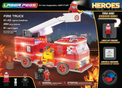laser pegs fire truck