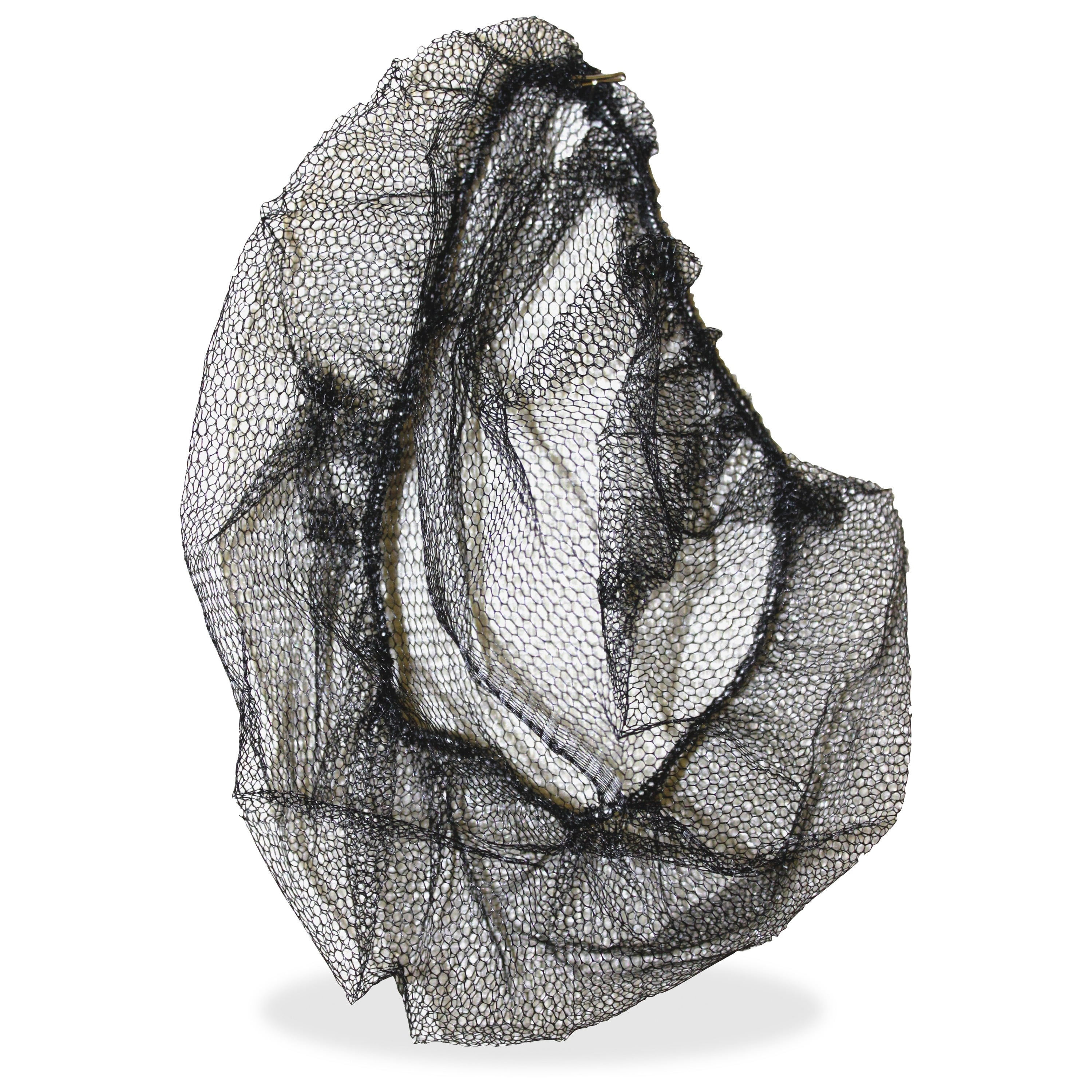 Genuine Joe Black Nylon Hair Net For Food Handling, Food Processing Nylon
