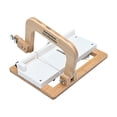 thumbnail image 2 of Máquina cortadora de jabón de bambú, cortadora de alambre ajustable de un solo grosor, herramienta de corte de bordes biselados, herramienta compacta, 2 of 9