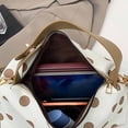 thumbnail image 6 of Polka Dot Tote Bag for Women Bow Tie Hobo Bags for Women Slouchy Tote Purse Large Shoulder Handbag Satchel for Travel Work, 6 of 8