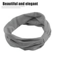 thumbnail image 4 of Unique Bargains Headbands Cotton Sweatbands Stretchy Moisture Wicking Headband for Sports for Women Gray 1 PCS, 4 of 6