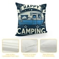 thumbnail image 4 of Camping Theme Pillow Covers , Cartoon Car Throw Pillow Covers With Fireworks for Bed Sofa, Botanical Pine Tree Cushion Covers, Farmhouse Wooden Grain Decorative Square Pillow Cases, 4 of 5