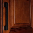 thumbnail image 6 of 5 in. Center Embossed Leather Strip Cabinet Pulls, Matte Black, 5-Pack, 6 of 6