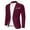 Wine, variant on Lkhaha Jackets for Toddler Boys Business Blazer Solid Formal Party Slim One Button Suit Windbreakers Size 5-6 Years