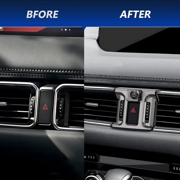 WEIFEI-for Mazda CX5 Phone Holder with Custom Base, Car Phone Holder for 2017-2024 Mazda CX5 Accessories, Specifically Design Mazda CX5 Phone Mount for 4.7-7 in Phones