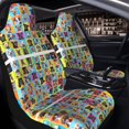 thumbnail image 2 of Uemuo Cute Dogs Collage Pattern Car Seat Covers for Front Seats Waterproof Seat Covers for Cars, Universal Auto Front Seats Protector Fits for Car-1, 2 of 6