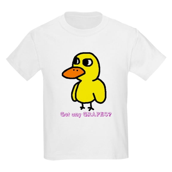 CafePress - Duck (Strait Forward) 6 T Shirt - Light Classic Kids Graphic, Short Sleeve T-Shirt, Sizes XS-XL