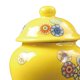thumbnail image 3 of Tarro de jengibre de estilo oriental con tapa, arreglo floral de mesa, artesanía, exhibición decorativa, bote de arte para dormitorio, fiesta, regalo, Amarillo Gloria tarro de jengibre, 3 of 9