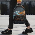 thumbnail image 2 of Easygdp Steampunk Mechanical Butterfly Mochila Ligera de 15 Pulgadas para Estudiantes, Mochila Cómoda para la Escuela y Viajes, Correas Ajustables, 2 of 6