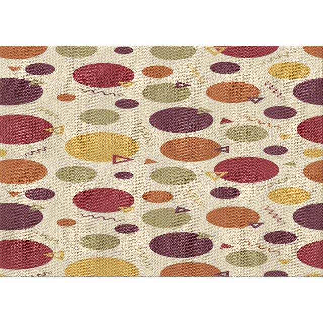 Ahgly Company Tapis d'Intérieur Lavables en Machine, Rectangle Transitionnel Kaki Doré, 8' x 10'