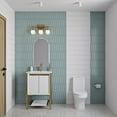 thumbnail image 5 of Marseille 24" Bathroom Vanity in White and Brushed Gold, 5 of 15