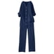 thumbnail image 4 of Conjuntos de 2 piezas para mujer: conjunto de blusa ancha y pantalones elásticos, camisa informal con cuello en V y pantalones para llevar en la calle o en la playa, poliéster, corte holgado, talla, 4 of 4