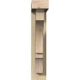 thumbnail image 2 of Ekena Millwork 4"W x 16"D x 20"H Balboa Block Rough Sawn Bracket w/ Offset Brace, Douglas Fir, 2 of 25