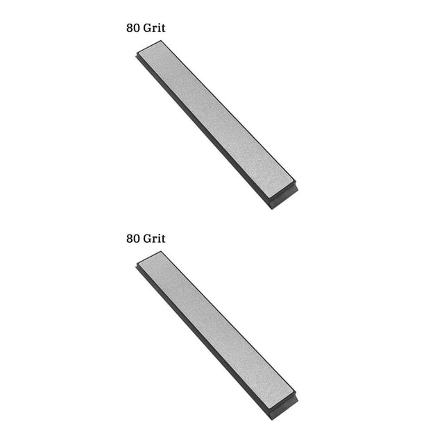 Injueey Piedras de afilar de diamante de titanio para afilador de cocina Ruixin Sharpening 80 150 400 800 1200 2000 3000 Grit Plata malla 80 2piezas