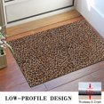 thumbnail image 3 of Brown and Black Leopard Print Door Rugs,Washable Non Slip Door Mats Indoor,Decorative Door Mats,Entry Mat Indoor for Entrance,Bedroom,Kitchen,Bathroom,16"x24", 3 of 6