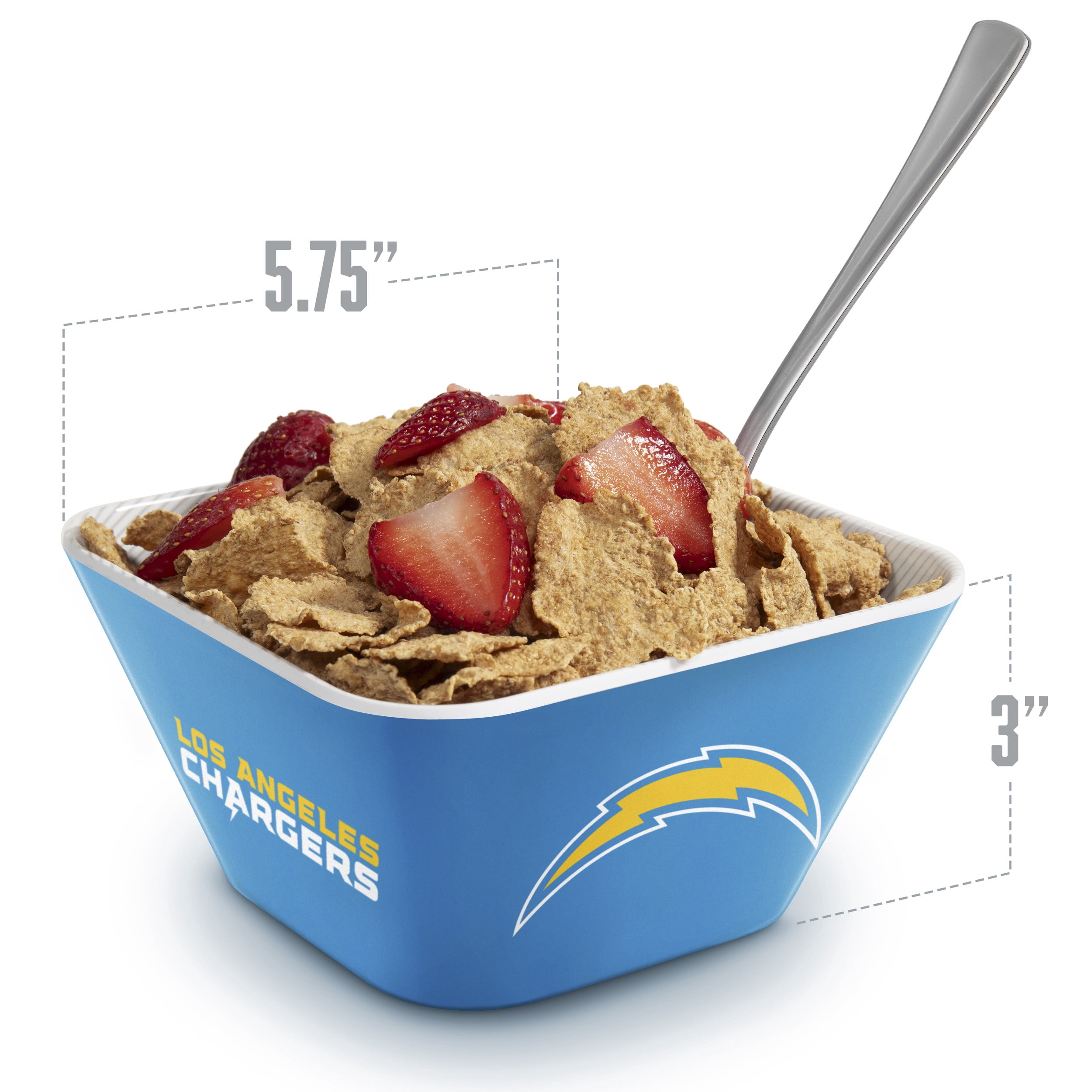 YouTheFan NFL Los Angeles Chargers Small Snack Bowl