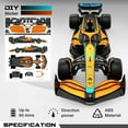 thumbnail image 2 of VOLTZ TOYS Licensed McLaren MCL36 F1 RC Car 1:18 Scale Remote Control Race Car with 2.4GHz, LED Lights, Toy for Kids & Adults, 2 of 6