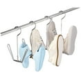 thumbnail image 4 of Hiroekza Stainless Steel U-shaped Shoe Rack Set 2pcs 3pcs Space-Saving Shoe Organizer for Small Spaces Entryway Balcony Bathroom Drying Rack Adjustable Rust-Resistant Silver, 4 of 6