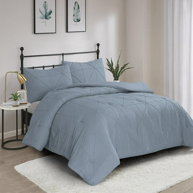 3 Pieces Hartford Pintuck Comforter Set