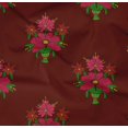 thumbnail image 4 of oneOone Organic Cotton Poplin Twill Fabric Leaves & Floral Block Decor Fabric Printed BTY 42 Inch Wide, 4 of 4
