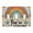 Cute Rainbow with Stars and Hearts, variant on Haosy Light Switch Cover Plate 3 Gang Electrical Outlet Covers Cute Bunny and Strawberry Decorate Wall Plate 4.56”x4.48”