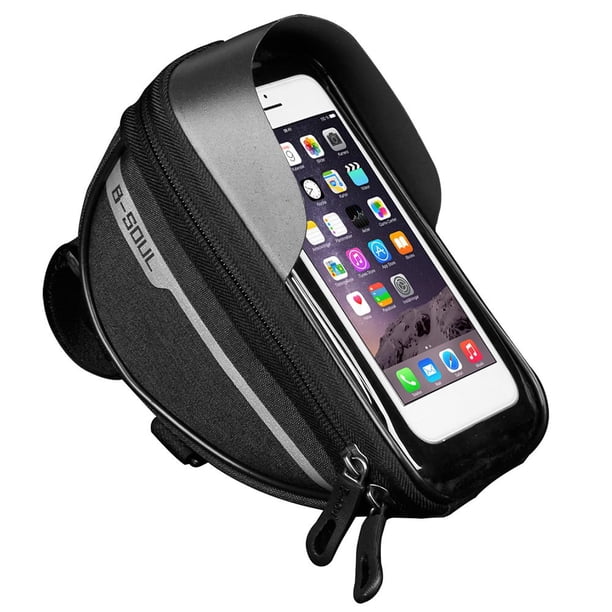 Bolsa de almacenamiento MTB bicicleta bolsa ciclismo pantalla táctil impermeable tubo superior teléfono alforja accesorios JShteea El nuevo