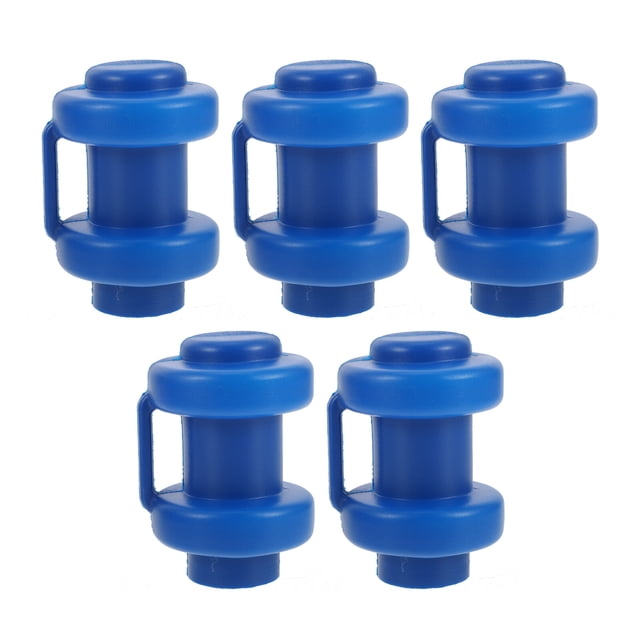 Miangastore 5Pcs Trampoline Enclosure Pole Hat Pole Tops Cover Plastic Trampoline Accessories