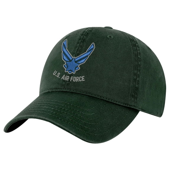 US Air Force Baseball Cap - Military Embroidered Logo Hat - Patriotic Aviator Dad Cap (AlpineGreen)