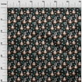 thumbnail image 2 of oneOone Cotton Poplin Black Fabric Christmas Craft Projects Decor Fabric Printed By The Yard 56 Inch Wide, 2 of 4