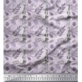 thumbnail image 1 of Soimoi Polyester Crepe Fabric Swirls & Floral Artistic Print Fabric by The Yard 52 Inch Wide, 1 of 3