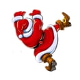 thumbnail image 2 of jifeng Santa Claus Toilet Sticker Christmas Decor Funny Cartoon PVC Wall Art Decor Wall, 2 of 8
