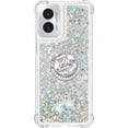 thumbnail image 2 of Compatible with Motorola Moto G Play 4G 2024 Case Liquid Moto G Play 4G 2024 Case Glitter Cute Clear with Kickstand Diamond Ring Shockproof Case for Moto G Play 4G 2024 Sliver YBR, 2 of 5