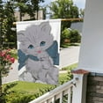 thumbnail image 4 of XMXY Kitty Cat Grey Bow Garden Flags Double Sided,Farmhouse Holiday Yard Outdoor Sign Decor Flag 28"x40", 4 of 8