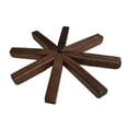 thumbnail image 4 of Salvamanteles de madera para bebidas, posavasos para decoración del hogar, soporte para ollas, MESA CENTRO de MESA, salvamanteles plegable para ollas nuez, 4 of 10