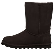 BEARPAW Womens Elle Short Chocolate Size 7 | Classic Suede Pull On Fashion Boot | Cozy Winter Boots for Women