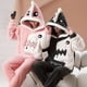 thumbnail image 4 of Conjunto de pijama con capucha para hombre y mujer, ropa de dormir gruesa con dibujos de dinosaurios, estilo coreano, holgada, para parejas, para invierno, 4 of 4