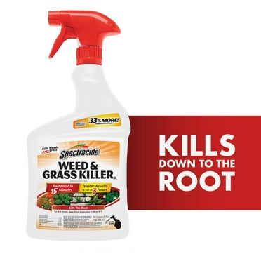 Spectracide Weed and Grass Killer, Use On Patios, Walkways And Driveways, 32 Ounces
