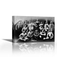 thumbnail image 1 of Group of Russian Wrestlers - Contemporary Fine Art Giclee on Canvas Gallery Wrap - wall décor - Art painting - 16 x 11 Inch - Ready to Hang, 1 of 2