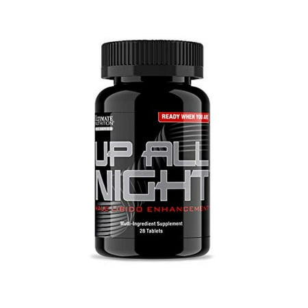 Ultimate Nutrition Up All Night Libido and Stamina Booster for Men - Increase Sex Drive, Last Longer, Feel Better, 28 (Best Pills To Increase Stamina In Bed)