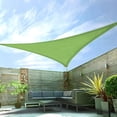 thumbnail image 3 of Advancent Toldo de jardín Triangular Patio Sun Shade Sail Impermeable Garaje Toldo Refugio para exteriores Jardín y Patio Verde Advancent HA006955-02, 3 of 6