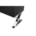 thumbnail image 2 of Pangea Home Alexa Modern Wood Veneer & High Polished Steel Buffet in Black, 2 of 7