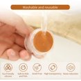 thumbnail image 3 of 16 Pcs High Transparent Chair Leg Covers, Felt Bottom Soft Silicone Furniture Foot Protector Pads (Transparent, L), 3 of 7