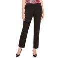 thumbnail image 1 of Kasper Womens Black Straight Leg Wear to Work Pants Size 4 - All, 1 of 3