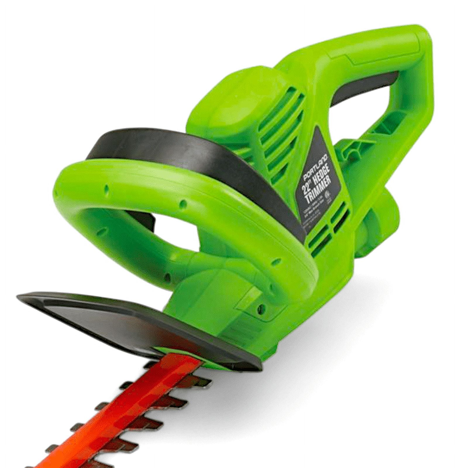 New Hedge Trimmer 22 inch Blade 3.5 Amp 3200 SPM Speed Corded Electric Hedge Trimmer, Green