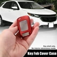 thumbnail image 2 of Unique Bargains TPU Key Fob Cover Case for Chevrolet Impala 2014-2019 Trax 2013-2018 Key Fob Shell Protector Keyless Remote Silver Tone, 2 of 6