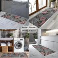 thumbnail image 2 of Pioneer Flower Floral Print Pattern Kitchen Rug Mat,Kitchen Runner Rugs Non Skid Washable,Decorative Kitchen Floor Mats for Kitchen,Sink,Laundry,17"X47", 2 of 5