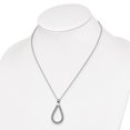thumbnail image 2 of White Sterling Silver necklace Cable with pendant Fancy 16 in 22 mm, 2 of 3
